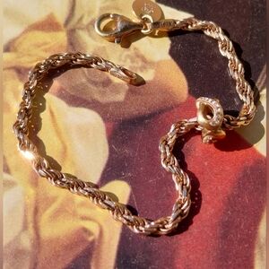 Sterling Silver Chain Bracelet & Sharm